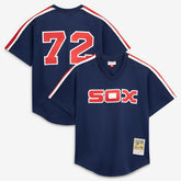 Carlton Fisk Chicago White Sox Mitchell & Ness Authentic Batting Practice Jersey - MLB
