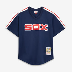 Carlton Fisk Chicago White Sox Mitchell & Ness Authentic Batting Practice Jersey - MLB