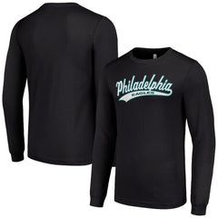 Philadelphia Eagles Starter Tailsweep Long Sleeve T-Shirt Black | NFL