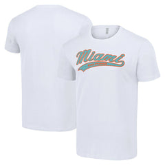 Miami Dolphins Starter Tailsweep T-Shirt White | NFL