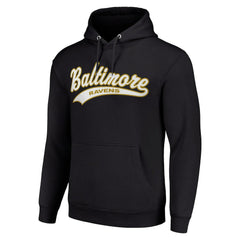 Baltimore Ravens Starter Unisex Tailsweep Pullover Hoodie Black | NFL