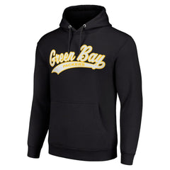 Green Bay Packers Starter Unisex Tailsweep Pullover Hoodie Black | NFL
