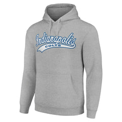 Indianapolis Colts Starter Unisex Tailsweep Pullover Hoodie Heather Gray | NFL