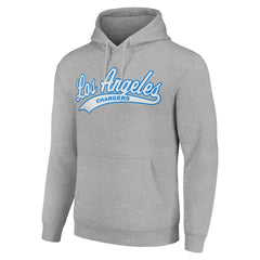 Los Angeles Chargers Starter Unisex Tailsweep Pullover Hoodie Heather Gray | NFL