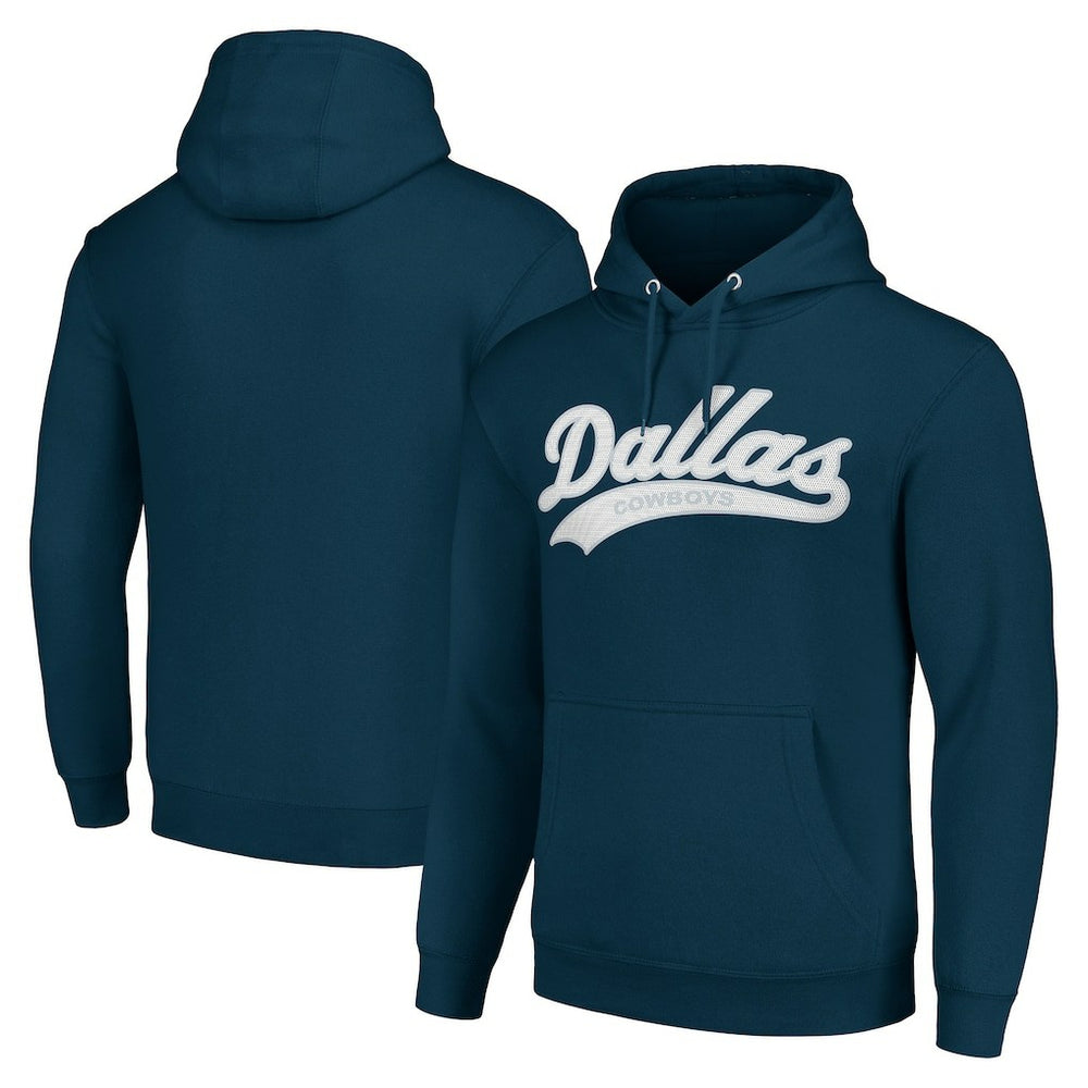 Dallas Cowboys Starter Unisex Tailsweep Pullover Hoodie Navy | NFL