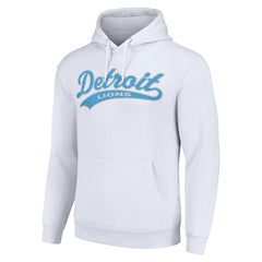 Detroit Lions Starter Unisex Tailsweep Pullover Hoodie White | NFL