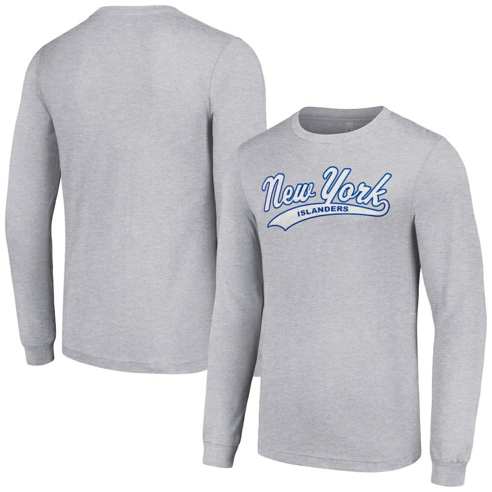 New York Islanders Starter Tailsweep T-Shirt - Heather Gray - NHL