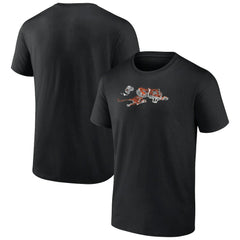 Cincinnati Bengals Throwback T-Shirt Black | NFL