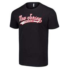 New Jersey Devils Starter Tailsweep T-Shirt - Black - NHL