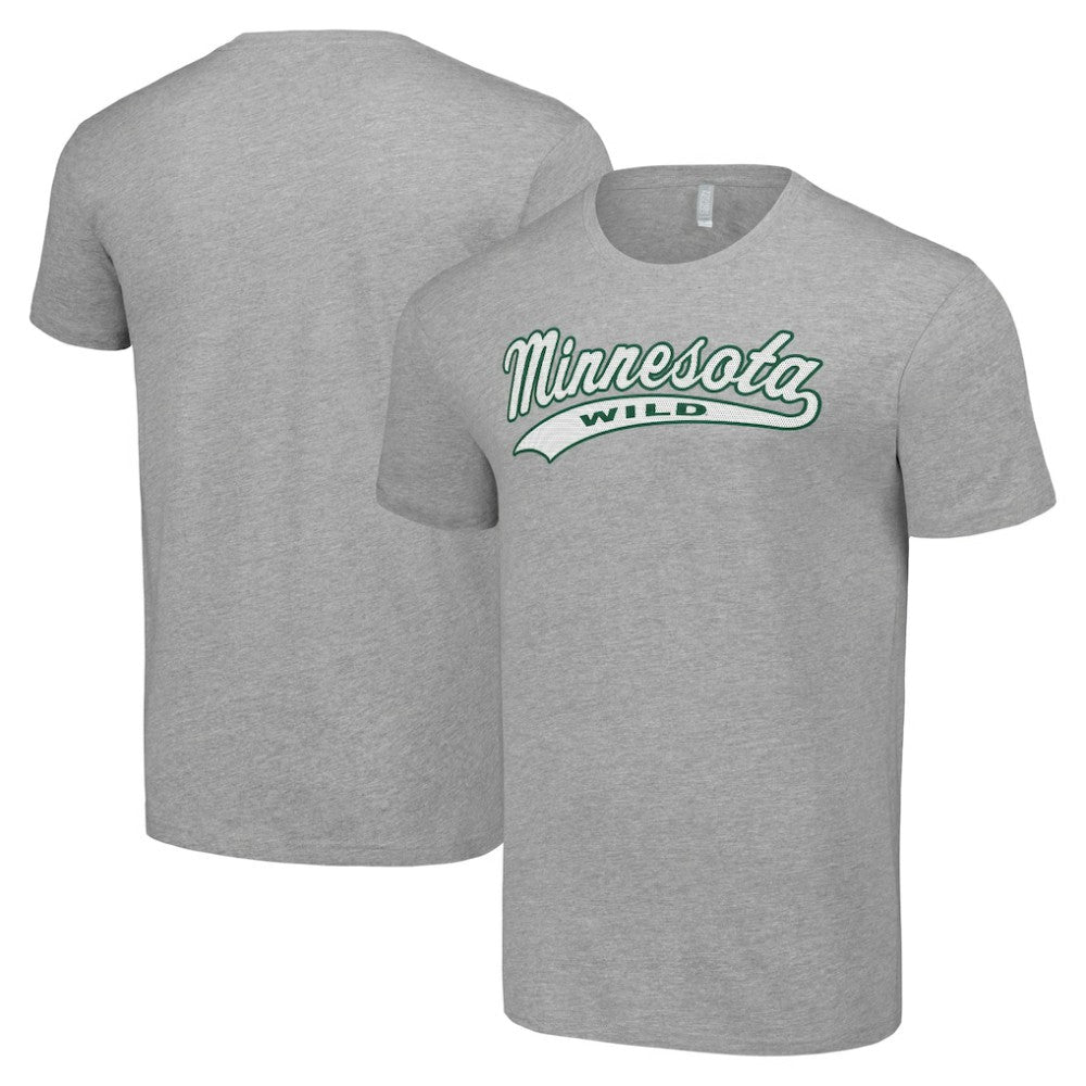 Minnesota Wild Starter Tailsweep T-Shirt - Heather Gray - NHL