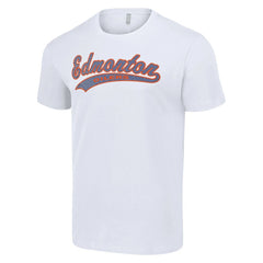 Edmonton Oilers Starter Tailsweep T-Shirt - White - NHL