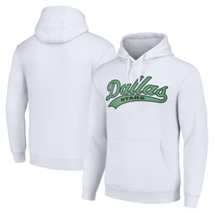 Dallas Stars Starter Tailsweep Fleece Tri-Blend Pullover Hoodie - White - NHL