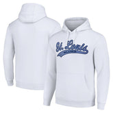 St. Louis Blues Starter Tailsweep Fleece Tri-Blend Pullover Hoodie - White - NHL