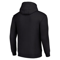 Chicago Blackhawks Starter Tailsweep Fleece Tri-Blend Pullover Hoodie - Black - NHL