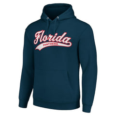 Florida Panthers Starter Tailsweep Fleece Tri-Blend Pullover Hoodie - Navy - NHL