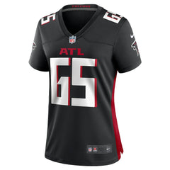 Matthew Bergeron Atlanta Falcons Women's Team Game Jersey Black | Nike for Sale