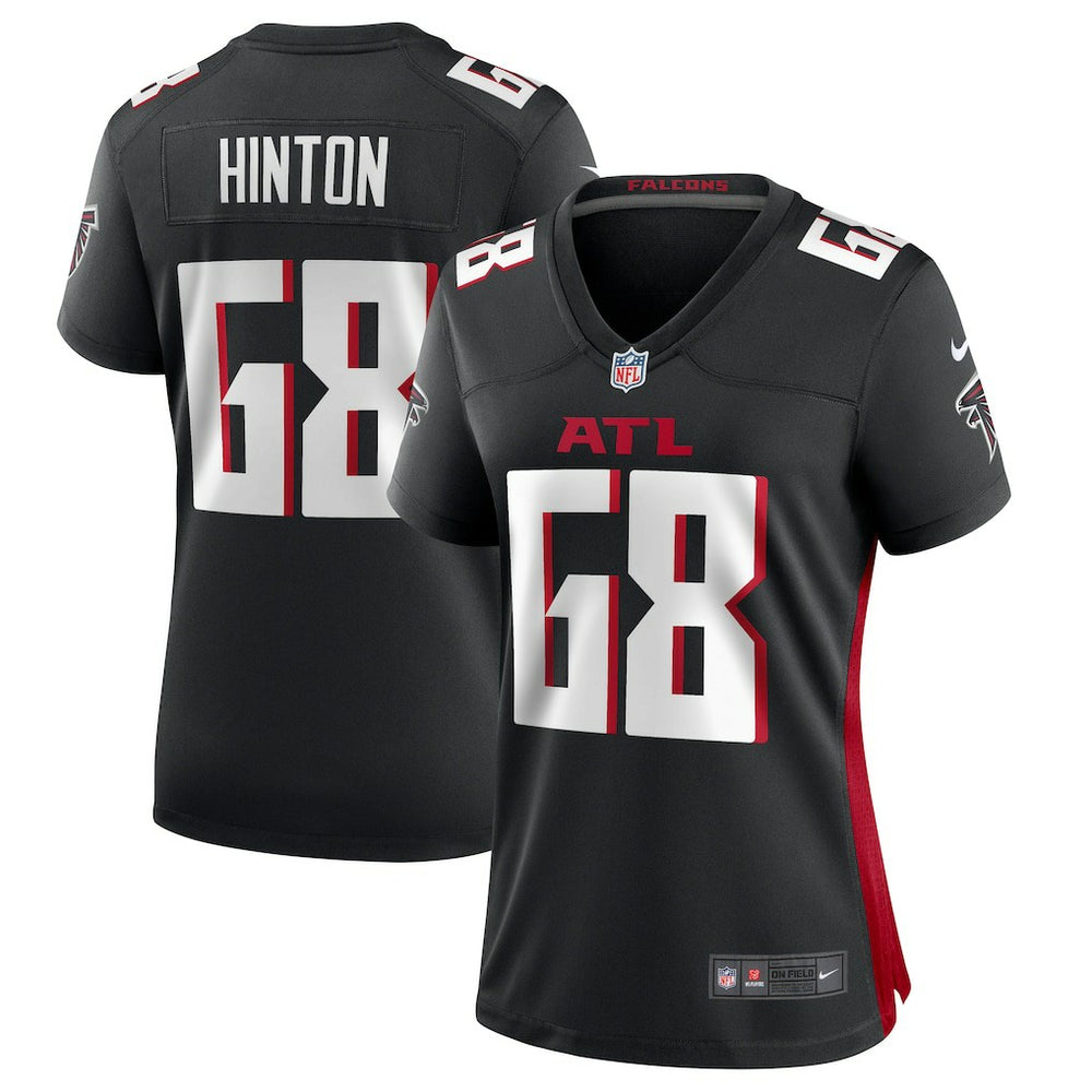 Kyle Hinton Atlanta Falcons Women's Team Game Jersey Black | Nike for Sale