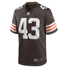 Mohamoud Diabate Cleveland Browns Team Game Jersey Brown | Nike for Sale