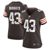Mohamoud Diabate Cleveland Browns Women's Team Game Jersey Brown | Nike for Sale