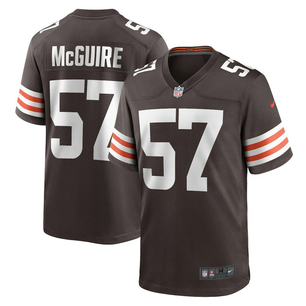 Isaiah McGuire Cleveland Browns Team Game Jersey Brown | Nike for Sale