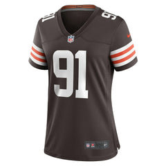 Alex Wright Cleveland Browns Women's Team Game Jersey Brown | Nike for Sale