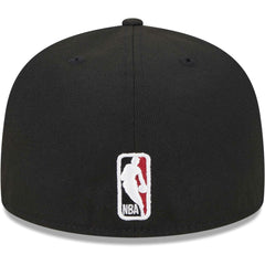 Miami Heat Checkerboard UV 59FIFTY Fitted Hat Black - NBA