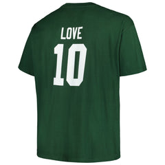 Jordan Love Green Bay Packers Big & Tall Player Name & Number T-Shirt Green | Fanatics