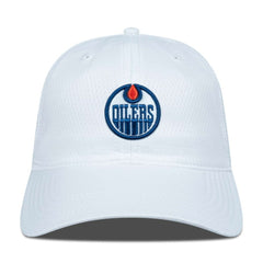 Edmonton Oilers Levelwear Matrix Adjustable Hat - White - NHL