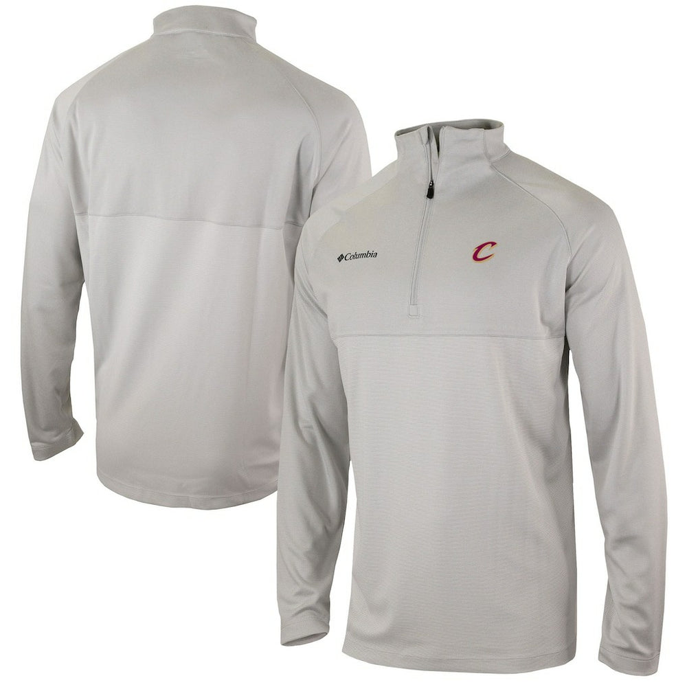Cleveland Cavaliers Omni-Wick Rockin' It Quarter-Zip Pullover Top Heather Gray - NBA