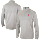 Detroit Pistons Omni-Wick Rockin' It Quarter-Zip Pullover Top Heather Gray - NBA