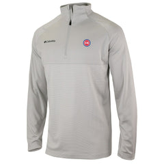 Detroit Pistons Omni-Wick Rockin' It Quarter-Zip Pullover Top Heather Gray - NBA