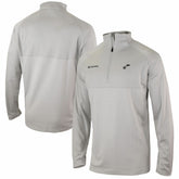 Utah Jazz Omni-Wick Rockin' It Quarter-Zip Pullover Top Heather Gray - NBA