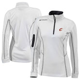 Cleveland Cavaliers Women's Omni-Wick Shotgun Quarter-Zip Pullover Top White - NBA