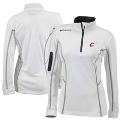Cleveland Cavaliers Women's Omni-Wick Shotgun Quarter-Zip Pullover Top White - NBA