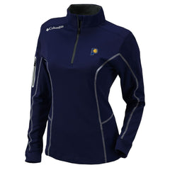 Indiana Pacers Women's Omni-Wick Shotgun Quarter-Zip Pullover Top Navy - NBA