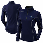 Minnesota Timberwolves Women's Omni-Wick Shotgun Quarter-Zip Pullover Top Navy - NBA
