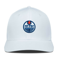 Edmonton Oilers Levelwear Rise Flex Hat - White - NHL