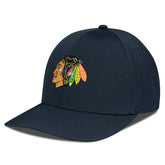 Chicago Blackhawks Levelwear Zeta Flex Hat - Black - NHL