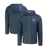 Los Angeles Dodgers Cutter & Buck Stars & Stripes Mainsail Sweater-Knit Full-Zip Hoodie - MLB