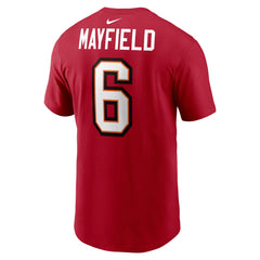 Baker Mayfield Tampa Bay Buccaneers Player Name & Number T-Shirt Red | Nike for Sale