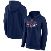 New York Rangers Fanatics Women's Alternate Wordmark Fleece Pullover Hoodie - Navy - NHL