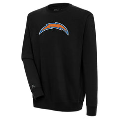 Los Angeles Chargers Antigua Victory Crewneck Pullover Sweatshirt Black | NFL