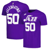 Utah Jazz Unisex 50th Anniversary T-Shirt Purple - NBA