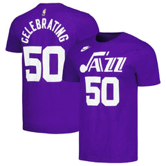 Utah Jazz Unisex 50th Anniversary T-Shirt Purple - NBA