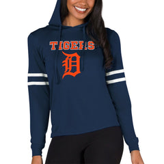 Detroit Tigers Concepts Sport Women's Marathon Lightweight Lounge Pullover Hoodie - MLB