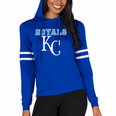 Kansas City Royals Concepts Sport Women's Marathon Lightweight Lounge Pullover Hoodie - MLB