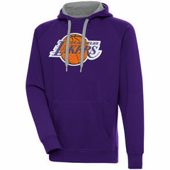 Los Angeles Lakers Antigua Victory Pullover Hoodie Purple - NBA