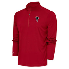 Atlanta Falcons Adult Throwback Logo Tribute Quarter-Zip Pullover Red | NFL
