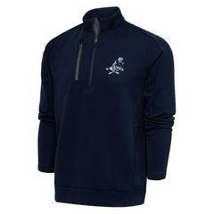 Dallas Cowboys Adult Throwback Logo Generation Quarter-Zip Pullover Top Navy | NFL