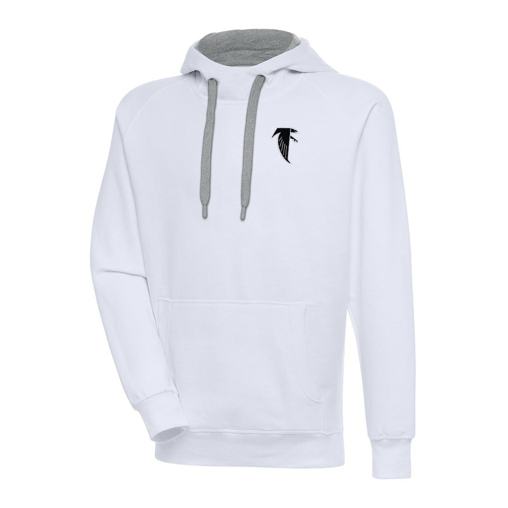 Atlanta Falcons Adult Throwback Logo Victory Pullover Hoodie White | NFL